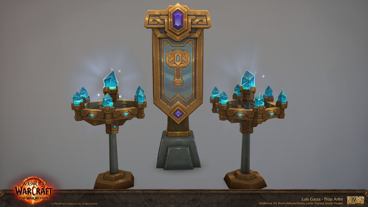 luisgarzacg's tweet photo. I've updated my Artstation with lots of renders and videos of the props I worked on for #WarWithin 

I got to do lots of cool props for the Earthen (both underground and above)  Hope you like em >:D 

#WorldofWarcraft #gameart #handpainted #3dart #gamedev https://t.co/kYQjCXhtMQ