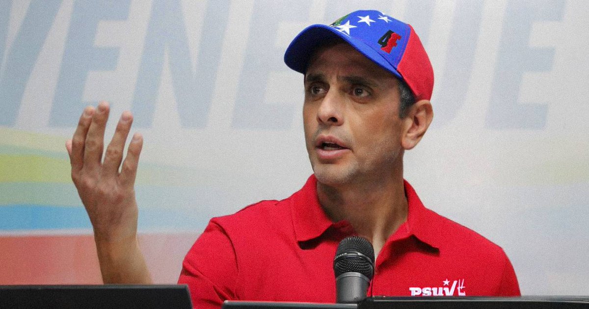 Capriles asegura que Primero Justicia traicionó el legado de Chávez ow.ly/8Arr50TuEvV