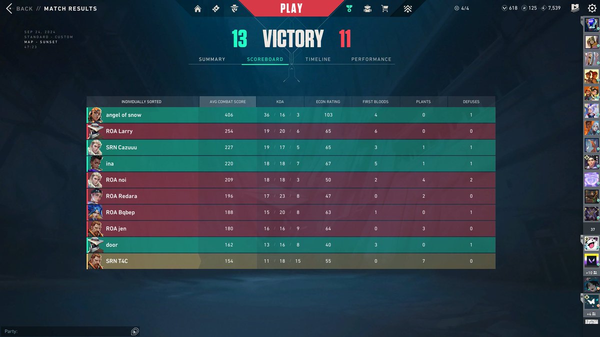 GGs 2-0 <a href="/ROA_Esports/">ROA eSports e.V.</a> - they really tested us on Sunset but we managed to keep our undefeated streak! 🫡