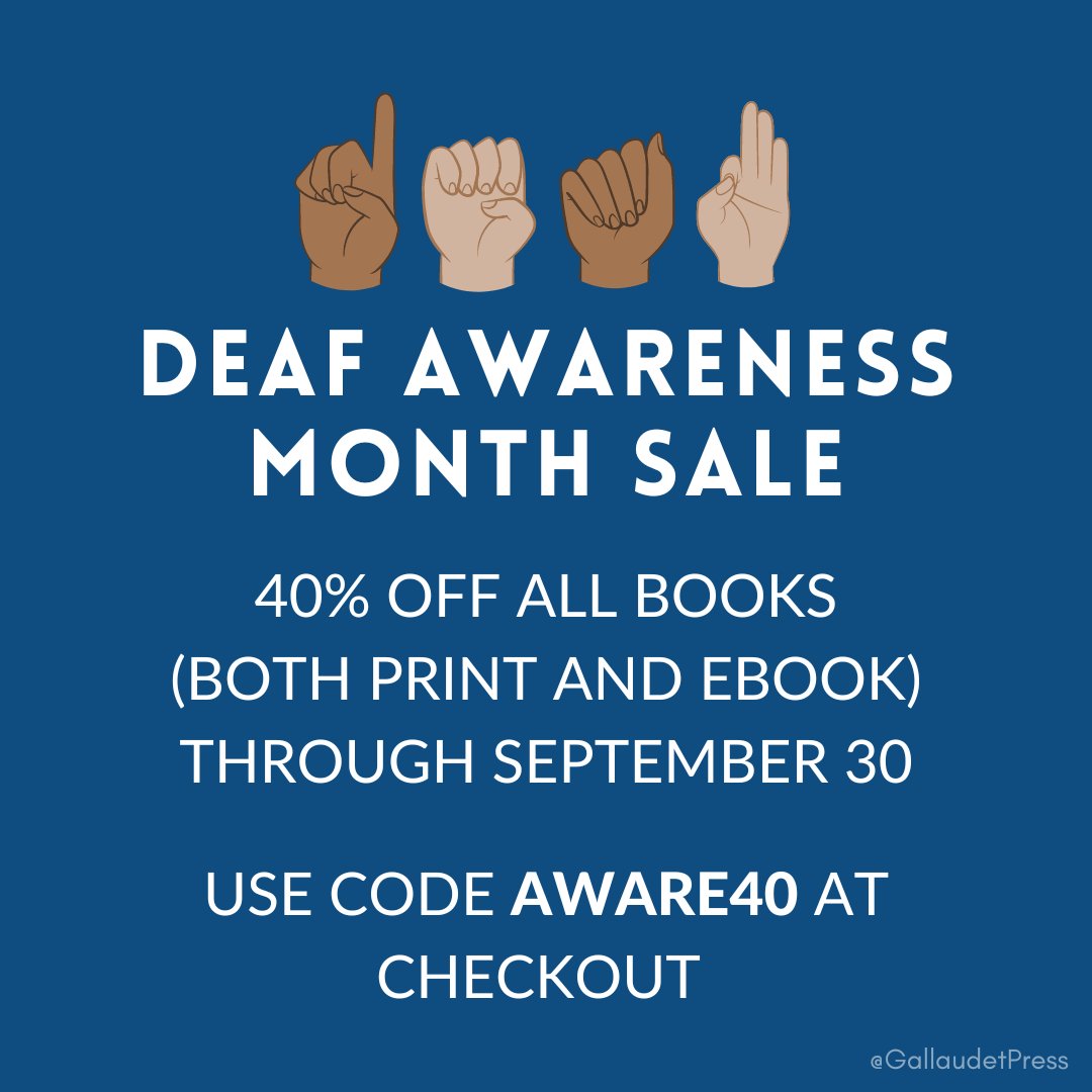 Gallaudet University Press tweet media