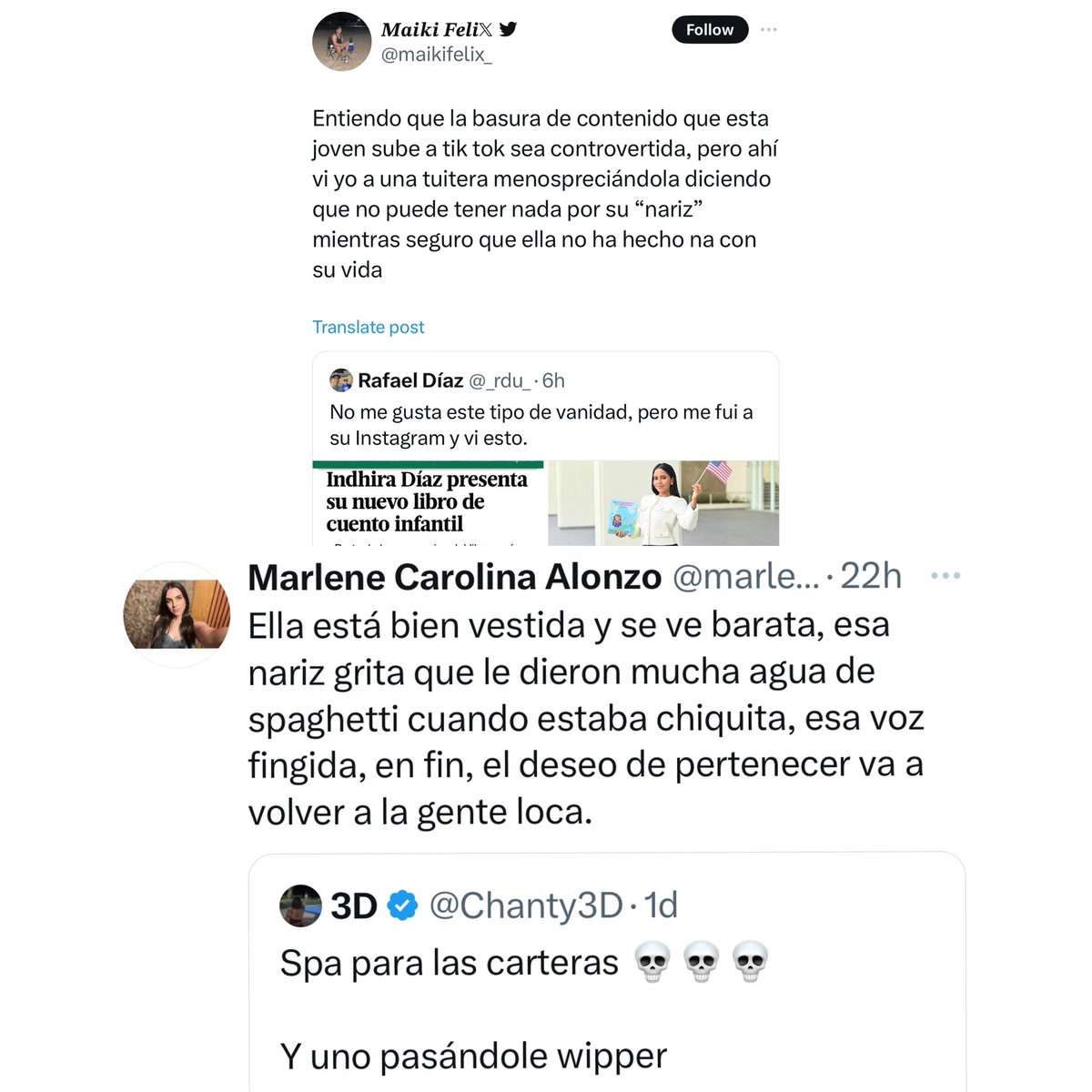 uniendotweets's tweet photo. Buenas tardes @maikifelix_ ahí está. 
Cc: @marlenecalonzo 🤝 https://t.co/4048uY6V4J