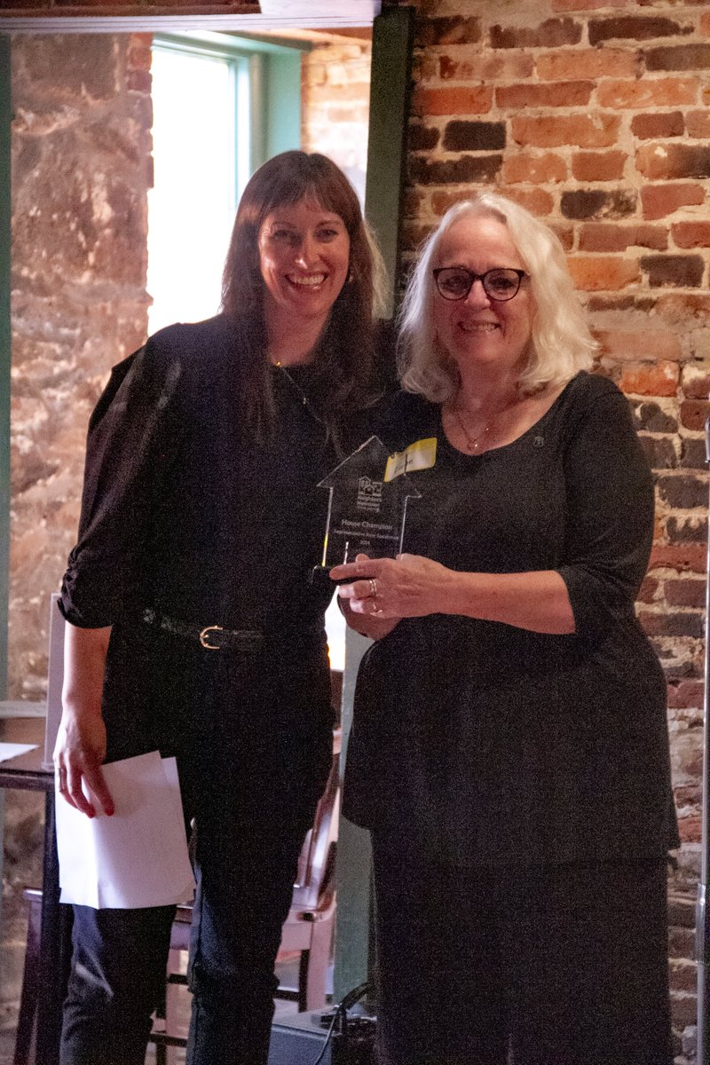 (1/2) One week ago, we gathered to celebrate our 2024 housing champions, including <a href="/JoeShekarchi/">Joe Shekarchi</a>, <a href="/junespeakman/">June Speakman</a>, @MeghanEKallman, <a href="/MSanchezPVD/">Miguel Angel Sanchez</a> and <a href="/UrbanPVD/">Providence Urbanist Network</a>. Thanks to everyone who joined us, and you are on notice that the race for 2025 glory starts now!