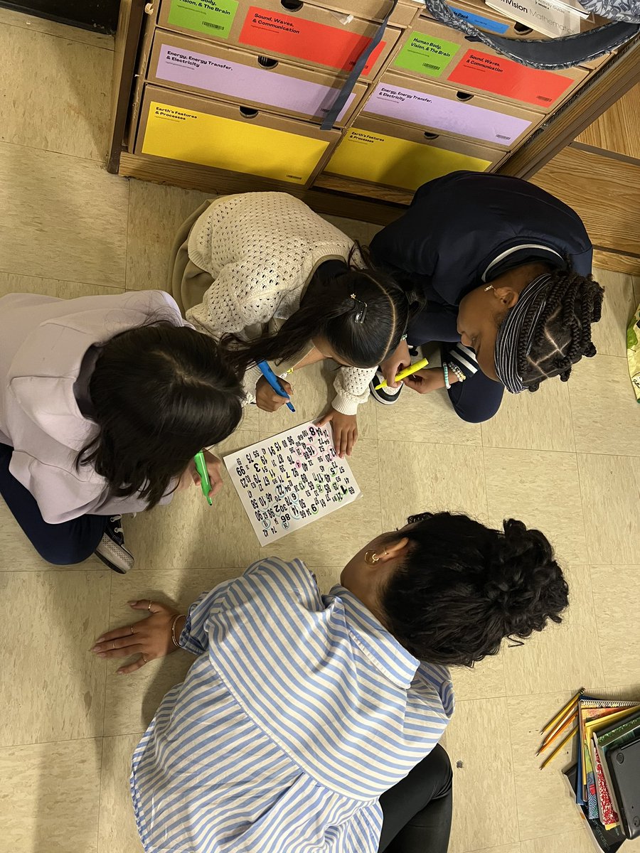 Anna_Morella1's tweet photo. Day 2 of “Building Thinking Classrooms” (BTC) in @MsAbreus4th Grade Math classes @S3_Belleville was a hit! Students focused on whiteboard expectations while building community to complete the 1-100 activity. @School3MissB #WhiteboardExpectations #BuildingCommunity#BTC https://t.co/wpaSIc6Lla