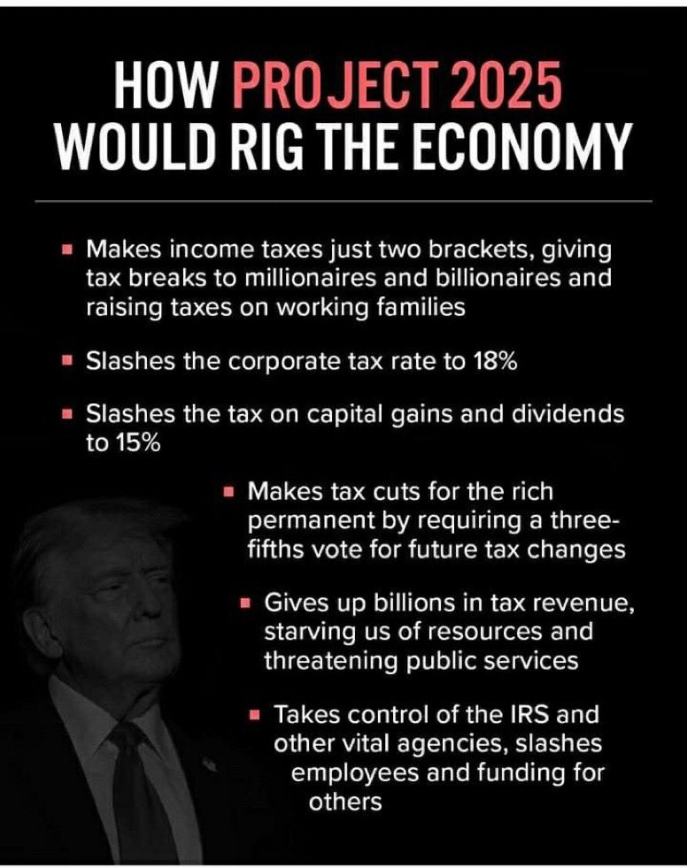 USDemocracyUS's tweet image. Graphics from our team, free to use. 
Please save and share widely with your own words.
#StopProject2025 
#USDemocracy #HarrisWalz2024