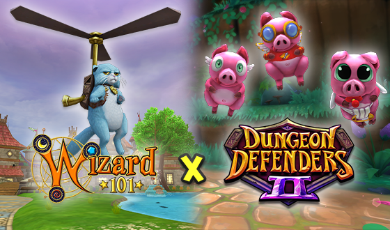 Wizard101's tweet photo. Dungeon Defenders II x Wizard101! 🎉

The worlds of Etheria and the Spiral collide with the new Propeller Cat Pet! Now available in the Online Cart for a limited time, this flying feline's frowning face will only lift your spirits! https://t.co/jFJlm7bCpK #Wizard101 https://t.co/boQj8bzt1S