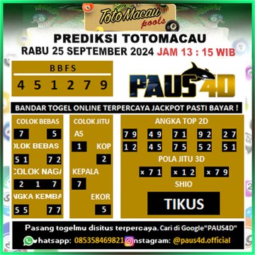 prediksi macau