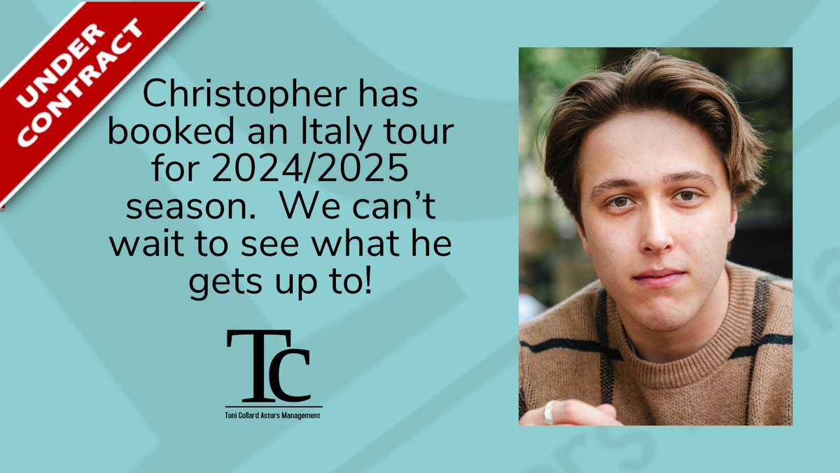 Toni Collard Actors (@tonicollard) on Twitter photo Congratulations #actor <a href="/crisforest29/">Christopher Forrest</a> on booking a tour of Italy...I am a little bit jealous! #TeamTCA Congratulations #actor <a href="/crisforest29/">Christopher Forrest</a> on booking a tour of Italy...I am a little bit jealous! #TeamTCA