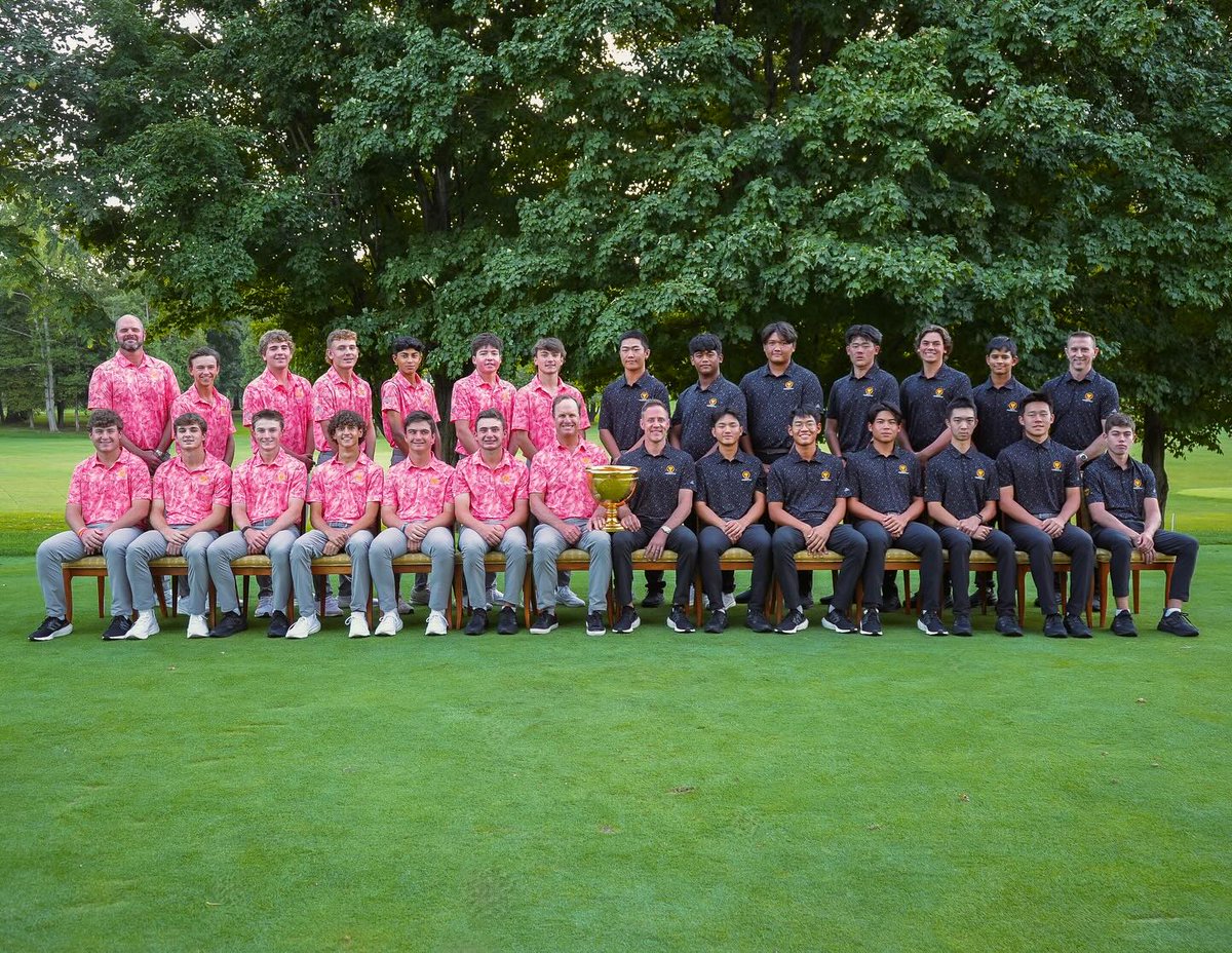 Cheering on all of our alumni that competed in this year's junior Presidents Cup. 📸 <a href="/AJGAGolf/">AJGA</a>