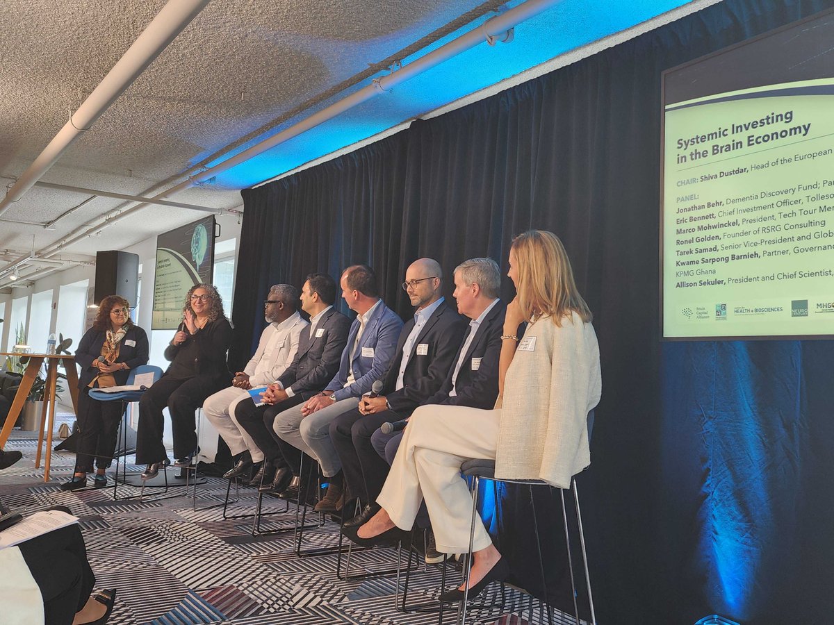 ICYMI: <a href="/asek47/">Dr Allison Sekuler 🧠 👁🥁🇨🇦</a>, President &amp; Chief Scientist of CABHI &amp; <a href="/Baycrest/">Baycrest</a> Academy for Research and Education, spoke on a panel at the Brain Economy Science Summit during the #UNGA79, "Systemic Investing in the Brain Economy." (1/2)