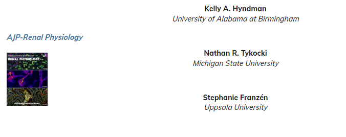 #AJPRenal would like to THANK and CONGRATULATE <a href="/DrKeeksPhD/">Dr. Kelly Hyndman</a> 
@Steph_PhD 
@Dr_N8_PhD
for being our 2023 ⭐STAR REVIEWERS⭐!!!
<a href="/AJPRenalEIC/">Dr. Heddwen Brooks, PhD, AJP-Renal Editor-in-Chief</a>