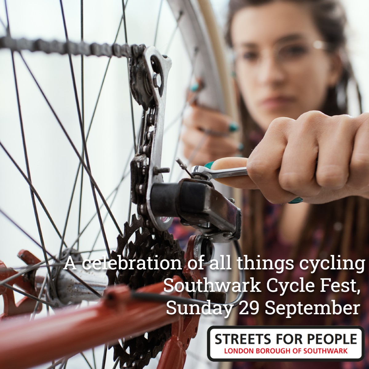 Southwark Council (@lb_southwark) on Twitter photo Everyone is welcome at the #StreetsForPeople Southwark Cycle Fest in Burgess Park on Sunday 29 September from 10am.
A celebration of all things cycling in Southwark, there's something for all the family  <a href="/JoyRidersUK/">JoyRiders</a>
orlo.uk/Bg9Eh Everyone is welcome at the #StreetsForPeople Southwark Cycle Fest in Burgess Park on Sunday 29 September from 10am.
A celebration of all things cycling in Southwark, there's something for all the family  <a href="/JoyRidersUK/">JoyRiders</a>
orlo.uk/Bg9Eh
