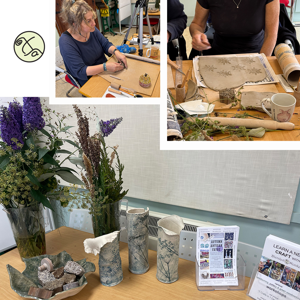 blended_monkey's tweet image. A lovely bunch of students attended our COILING &amp;amp; BOTANICAL VASES workshop on Sunday at the fabulous Farmland Museum &amp;amp; Denny Abbey in #Waterbeach 🍃

Discover more about the day &amp;amp; our other group workshops here: blendedmonkey.co.uk/groupworkshops

@FarmlandMuseum
#coilingclay #slabbuilding