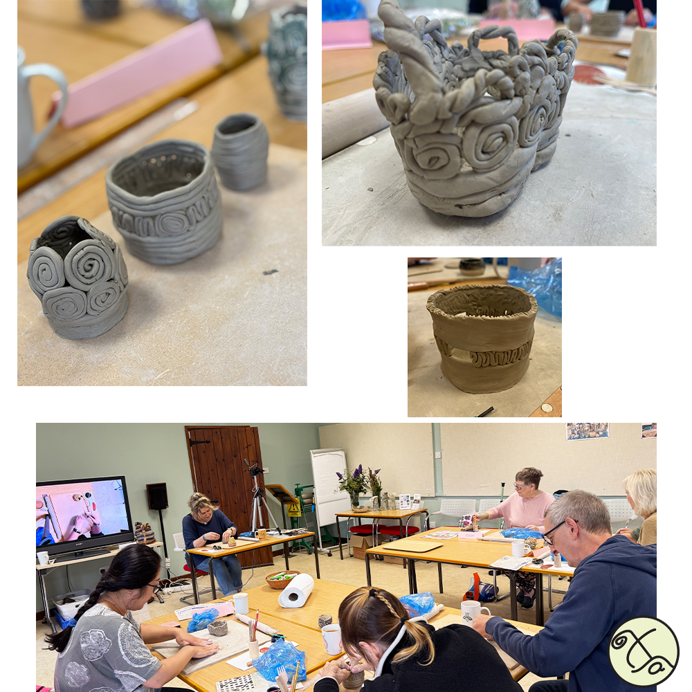 blended_monkey's tweet image. A lovely bunch of students attended our COILING &amp;amp; BOTANICAL VASES workshop on Sunday at the fabulous Farmland Museum &amp;amp; Denny Abbey in #Waterbeach 🍃

Discover more about the day &amp;amp; our other group workshops here: blendedmonkey.co.uk/groupworkshops

@FarmlandMuseum
#coilingclay #slabbuilding