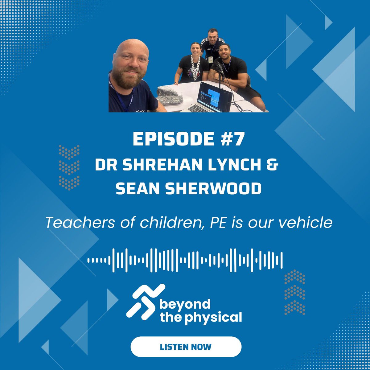 🎙️ Coming soon! 🎙️

We welcome @SoJustPEandYS and <a href="/Sean_Sherwood/">Sean Anthony Sherwood</a> to our latest Beyond the Physical podcast! 

🗣️ Recorded recently in Manila at the <a href="/FOBISIA1/">FOBISIA</a> PE and Sport conference!

🟢open.spotify.com/show/3F0K18L4H…

🟣 podcasts.apple.com/gb/podcast/bey…