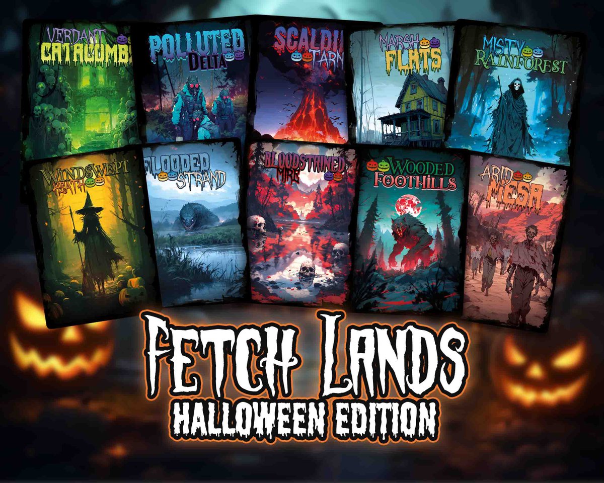 Magical_Proxy's tweet image. 🎃Halloween is coming 🎃. Best moment to get your custom spooky lands

Halloween Shock Lands soon!🐰 #MTGArt #MTGPauper #MagicTheGathering #cEDH #MTGArena #mtgsecretlair #MTGEDH #EDH #Mtgproxy #MTGPioneer #art #mtgfinance #mtgalter #MTG #MTGThunder #mtgjp #MTGThunder #mtgpauper