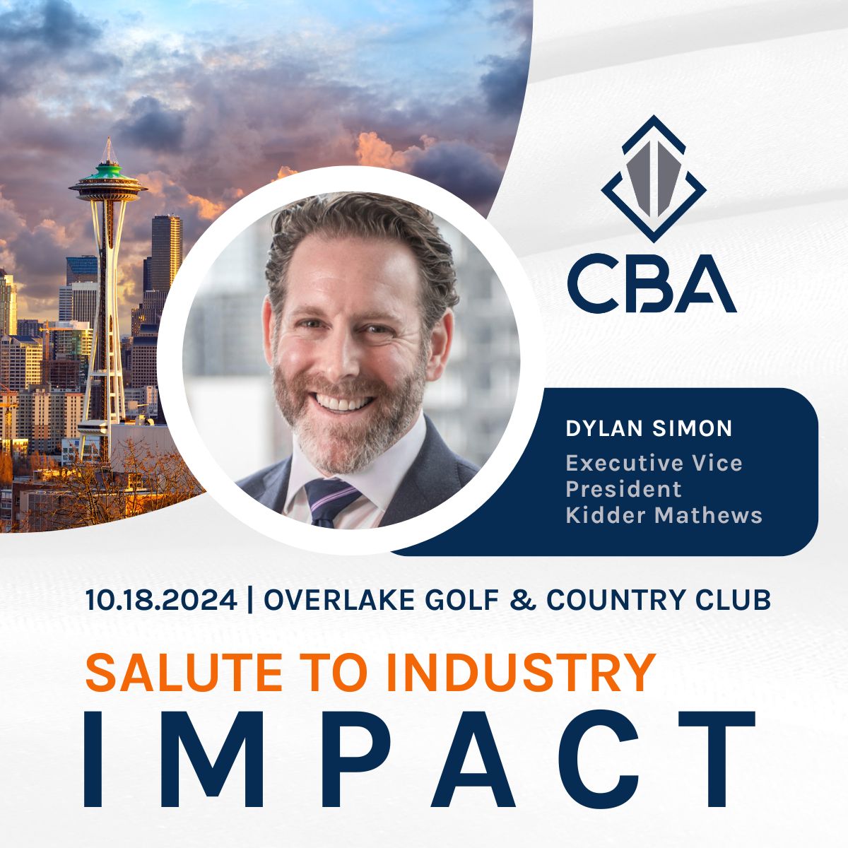 Join us at the Overlake Golf &amp; Country Club for CBA’s Salute to Industry Impact, where we’re serious about celebrating the Puget Sound #commercialrealestate community.

👉 Register today! ow.ly/SVKt50TuyZ2

#seattlecre
#commercialrealestate
#commercialrealestatebroker