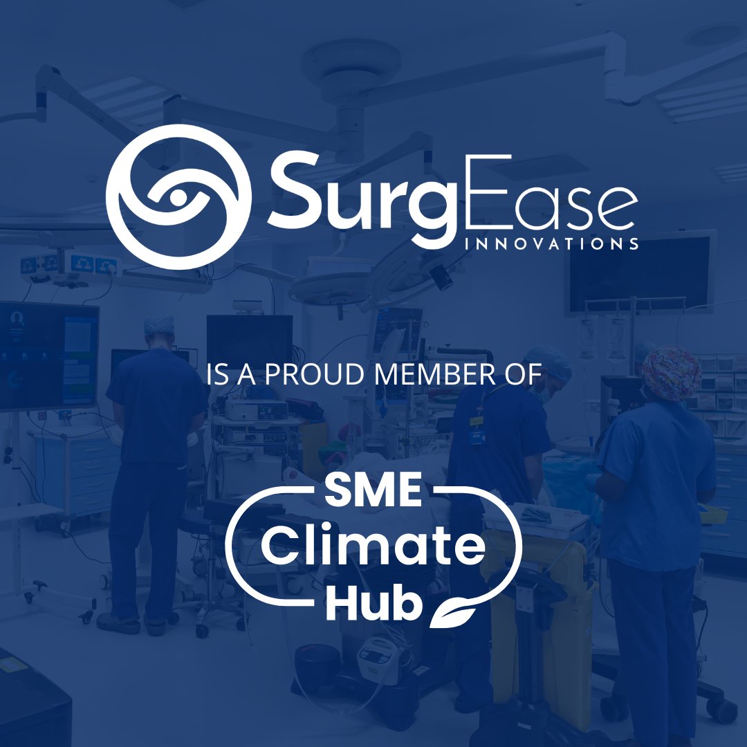 We are proud to announce that SurgEase Innovations Ltd has joined the #SMEClimateHub! 🌍 We’re committed to halving our emissions by 2030 &amp; supporting the #RaceToZero. Let’s build a more sustainable, resilient future together! 🌱 #ClimateAction #Sustainability #GreenInnovation