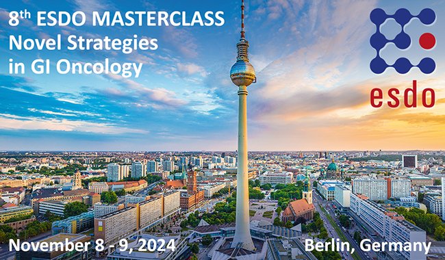 ESDO_tweets's tweet photo. hurry to register for 8th ESDO Masterclass *Novel Strategies in GI Oncology* at Arcotel John F. Berlin on  8/9 November 2024   https://t.co/u9WdSOzuS2 #DGVSJuGa #myueg #cancer #oncology #dice_europe #P_C_E_ https://t.co/bzKcmO5ngM