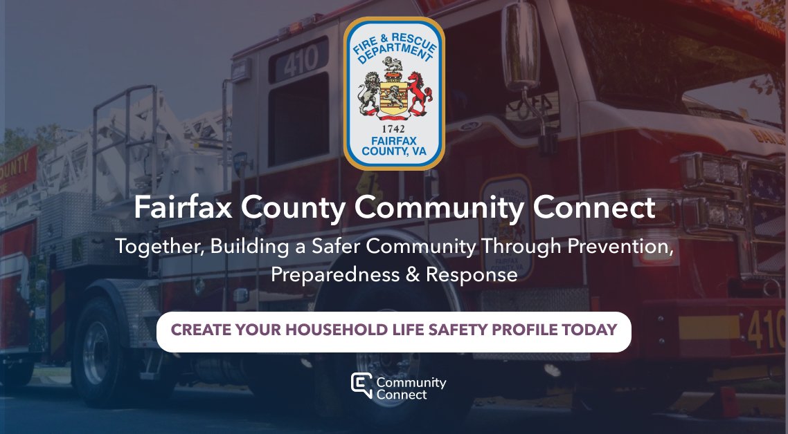 ffxfirerescue's tweet photo. Ever worry firefighters won't know to look for your pets during a fire or you won't be able to give information in a medical emergency? Create an account w/ Community Connect, a voluntary &amp; secure database where you can maintain life safety profiles. Visit https://t.co/A6BiSyrDIs https://t.co/Aeu1VVIIzV