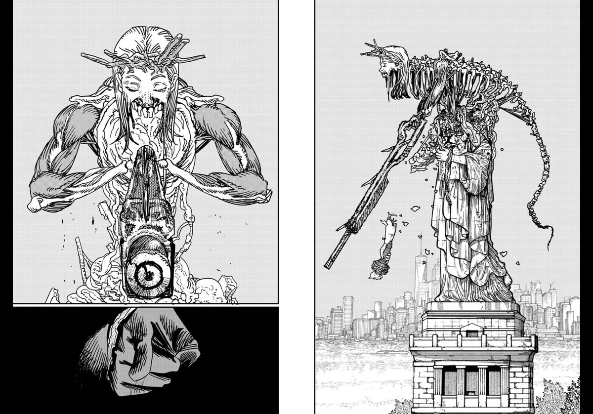 マンハッタンの絵 デュエル・マスターズTCG 神アート ドラゴン娘の文化祭でウェカドラ