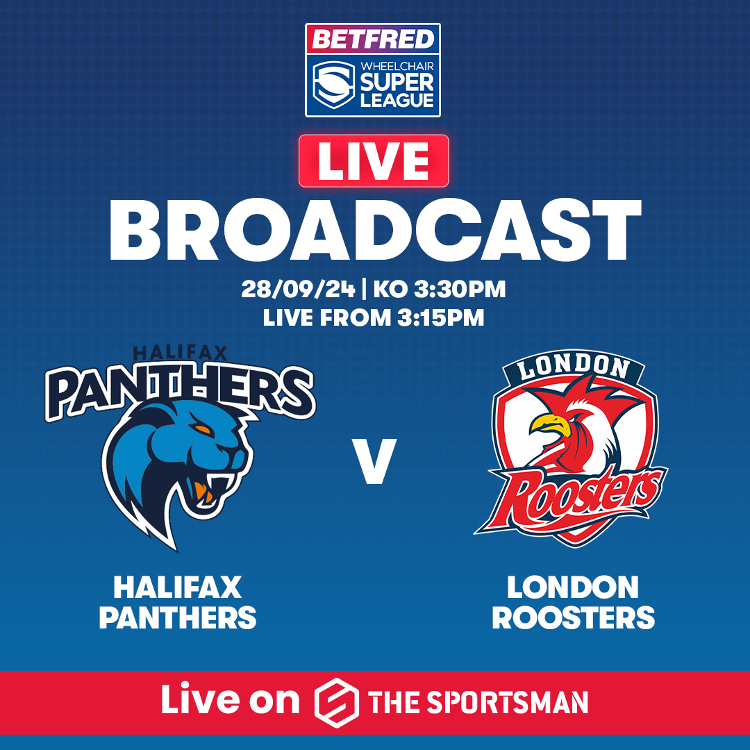 The Sportsman (@thesportsman) on Twitter photo 🚨 LIVE Wheelchair Rugby League 🚨
🎥 <a href="/hxwhrl/">Halifax Panthers WhRL 🐾</a> take on <a href="/London_Roosters/">London Roosters WhRL</a> on Saturday in front of The Sportsman cameras...
📺 We've got plenty more games to come too, so subscribe to our YouTube channel!
🔗 youtube.com/@TheSportsmanR…
<a href="/Six_Again/">Six_Again</a> | <a href="/TheRFL/">Rugby Football League</a> 🚨 LIVE Wheelchair Rugby League 🚨
🎥 <a href="/hxwhrl/">Halifax Panthers WhRL 🐾</a> take on <a href="/London_Roosters/">London Roosters WhRL</a> on Saturday in front of The Sportsman cameras...
📺 We've got plenty more games to come too, so subscribe to our YouTube channel!
🔗 youtube.com/@TheSportsmanR…
<a href="/Six_Again/">Six_Again</a> | <a href="/TheRFL/">Rugby Football League</a>