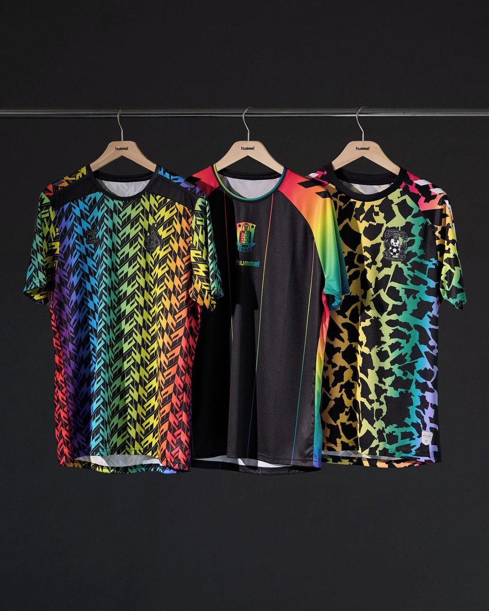 SoccerBible's tweet photo. The latest ‘Equality Jersey’ collection from @hummel1923 will feature @fckoeln, @BrondbyIF and @Coventry_City. The initiative champions the commitment to promoting equality and inclusivity, ensuring football is for everyone. https://t.co/sHPyG3L2tT