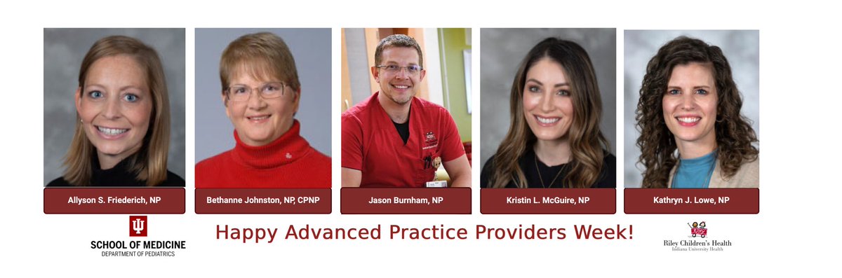 IU/Riley Childrenās Health Peds Nephrology (@iupedskidney) on Twitter photo Happy Advanced Practice Provider Week to our incredible group of NPs who support our patients inpatient and outpatient, through dialysis, transplant, AKI and renal replacement therapies! <a href="/IUDeptPeds/">IU Department of Pediatrics</a> Happy Advanced Practice Provider Week to our incredible group of NPs who support our patients inpatient and outpatient, through dialysis, transplant, AKI and renal replacement therapies! <a href="/IUDeptPeds/">IU Department of Pediatrics</a>