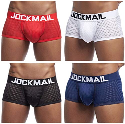 I just received JOCKMAIL 4PCS/PACK Sexy Mens Boxers Shorts Mens Underwear Pack Sexy Mens Boxers Pack - L - White+black+navy+red from Anonymous via Throne. Thank you! throne.com/slyweeklie #Wishlist #Throne