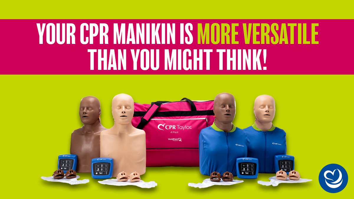 Your CPR manikin is more versatile than you might think!

Did you know that most CPR manikins can also be used to train choking relief, first aid, and even some intubation techniques?

Check out "CPR Taylor" at worldpoint.com today!

#TrainingTipTuesdays #Intubation