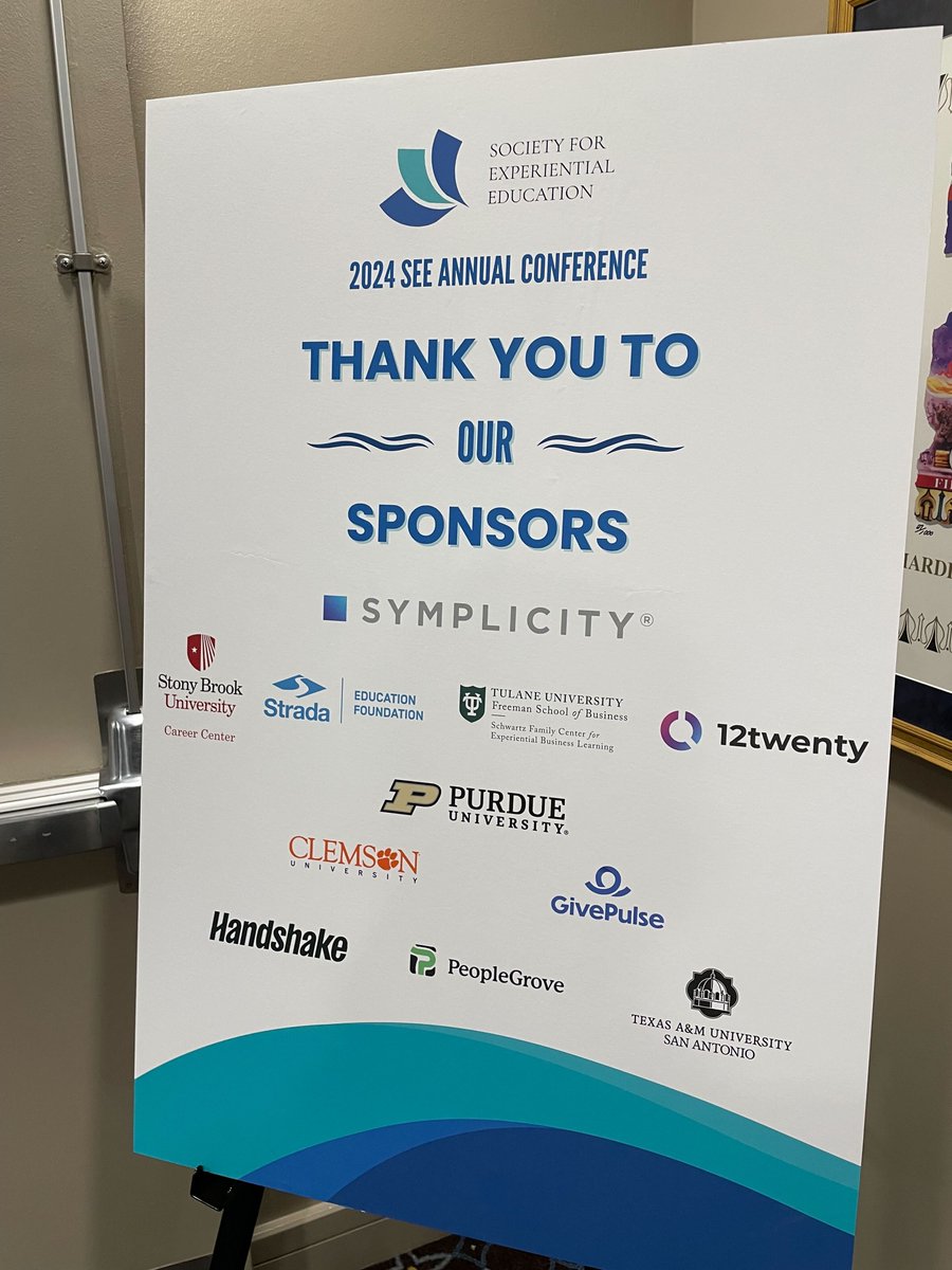 We kicked off the <a href="/societyforee/">Society for Experiential Education</a> conference last night in the Big Easy with a reception and dining around with colleagues from <a href="/MIT/">Massachusetts Institute of Technology (MIT)</a>, <a href="/VanderbiltU/">Vanderbilt University</a>, <a href="/UNOmaha/">University of Nebraska at Omaha</a>, and <a href="/UofR/">University of Rochester</a>. Excited for a full day of learning among colleagues in #ExperientialEducation!

#SEE2024 #HigherEducation