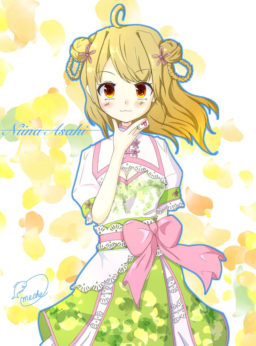 meche_0803's tweet image. #にいなあーと 
#咲乃もこ
麻雀からにいなさん出会って、ファンになって、もちろんこんもこも好き。
まだ満足いくレベルでは描けないけれど、このイベントでイラストスキルがほんの少しでも上がればいいなぁ～