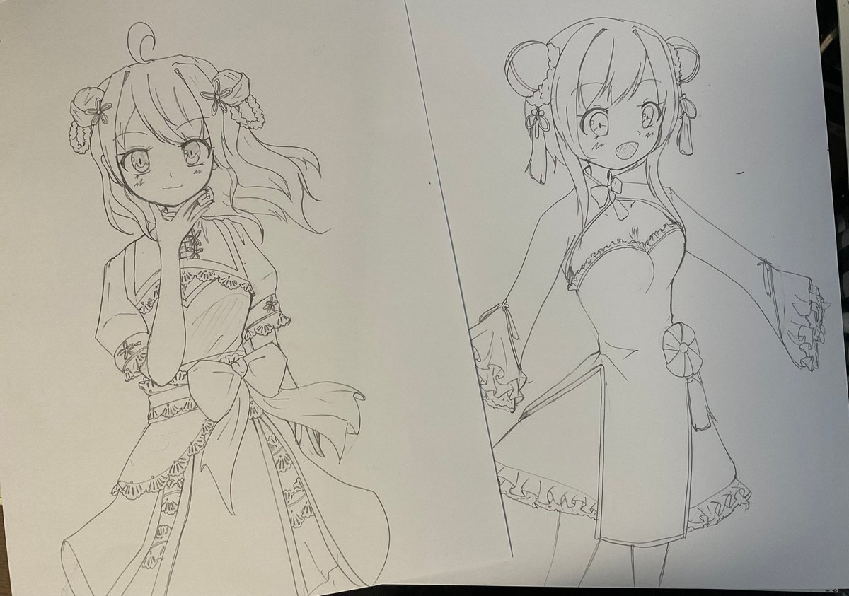 meche_0803's tweet image. #にいなあーと 
#咲乃もこ
麻雀からにいなさん出会って、ファンになって、もちろんこんもこも好き。
まだ満足いくレベルでは描けないけれど、このイベントでイラストスキルがほんの少しでも上がればいいなぁ～