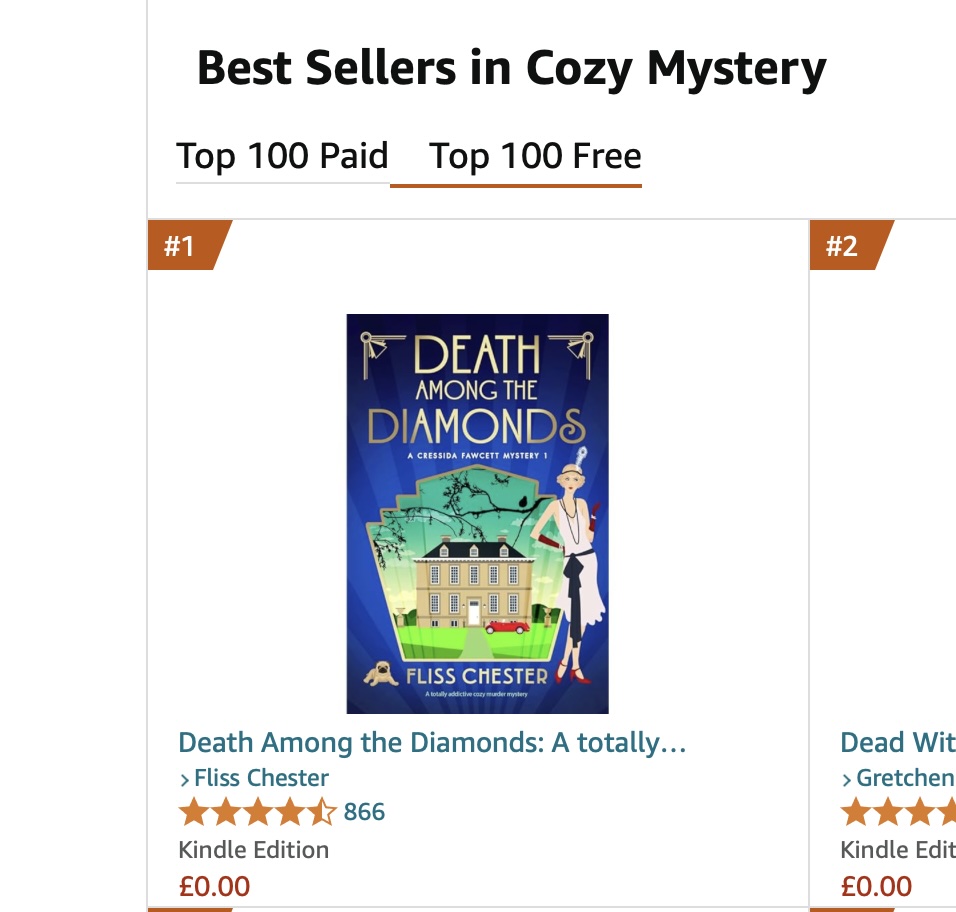 ⭐️FREE BOOK ALERT⭐️ Start your adventures with Cressida, Dotty, Alfred (and of course Ruby the pug) with Death Among the Diamonds... currently free on Amazon in the UK and US!
amzn.to/3BdwKB3 (UK)
a.co/d/68mgsKP (US)
(and it's no1 in the UK Cozy Mystery chart🤩)