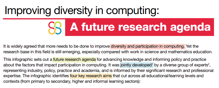 STEM Participation & Social Justice (@_sciencecapital) on Twitter photo How can we increase diversity in computing❓
Infographic poster by Dr Qian Liu (2024 Early Career Impact Fellow) and Prof Louise Archer based on roundtable discussions explores this:
discovery.ucl.ac.uk/id/eprint/1019…
<a href="/IOE_EarlyCareer/">IOE Early Career Network</a> <a href="/Doraliu1229/">Qian Liu 刘芊</a>
#STEM #computing #youngpeople #diversity How can we increase diversity in computing❓
Infographic poster by Dr Qian Liu (2024 Early Career Impact Fellow) and Prof Louise Archer based on roundtable discussions explores this:
discovery.ucl.ac.uk/id/eprint/1019…
<a href="/IOE_EarlyCareer/">IOE Early Career Network</a> <a href="/Doraliu1229/">Qian Liu 刘芊</a>
#STEM #computing #youngpeople #diversity