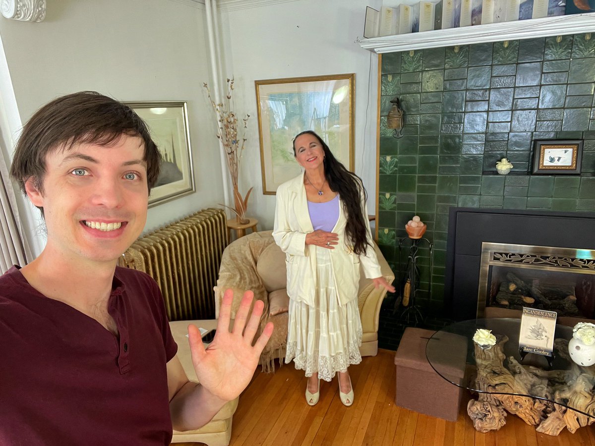 clarecooley's tweet photo. Wonderful working with my son @BodhiWerner 
 to bring the joy of creativity to you! 💜 https://t.co/bwjij4tdXJ