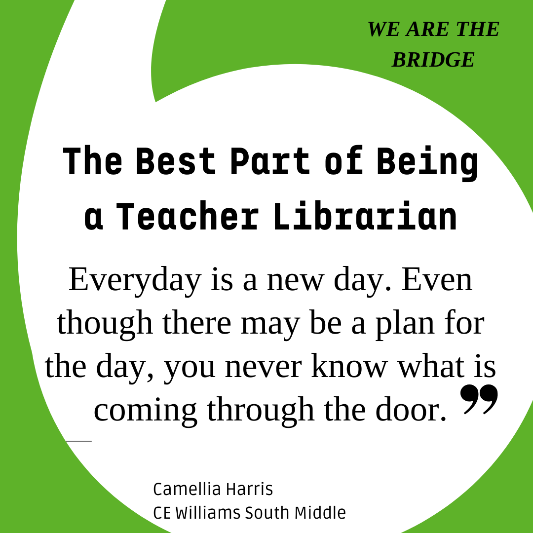 VOCALCCSD's tweet photo. THE BEST PART!  #TeacherLibrarians #WeAreTheBridgeTLs #CCSDLibrariesforALL https://t.co/oHZpWlbhIm