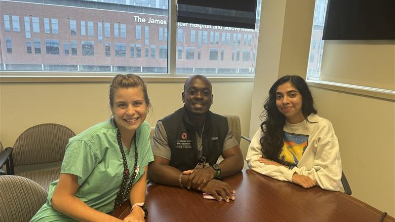 OhioStatePalMed's tweet photo. Welcoming 4 brilliant @OhioStateMed students to our #PalMed rotation!
Welcome Bailey Conrad, Jordan Mizell, Hiba Ahmad,and Neha Vazzalwar (not pictured)
Our #PalliativeCare team is looking forward to a great month of learning with you
@OSUWexMed
@OhioStateMed https://t.co/2LPd5OIoVr