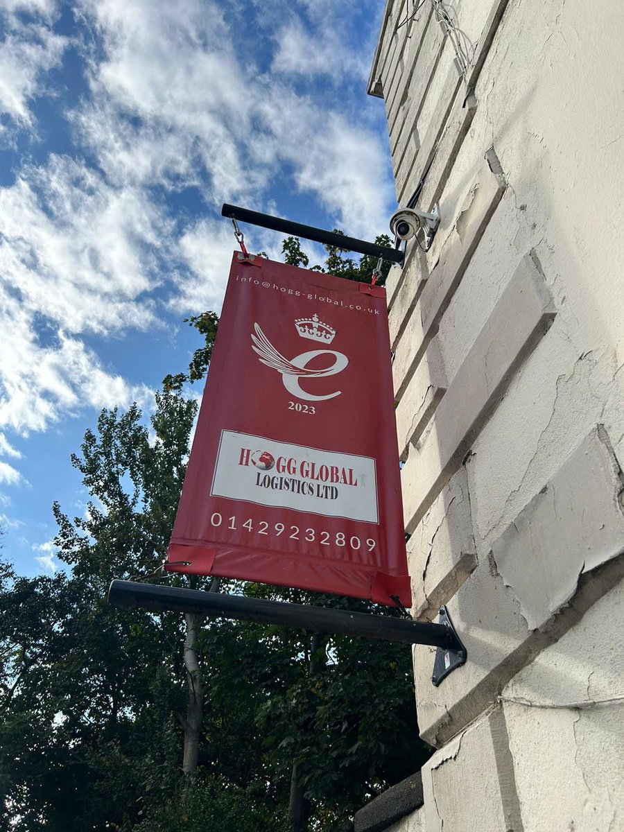 It makes us proud every day to see The Kings Flag flying at our home base!

Can we help you today? We offer Sea Air Road and Rail freight, couriers, customs docs and all aspects of trading internationally.

Info@hogg-global.co.uk
01429 232809