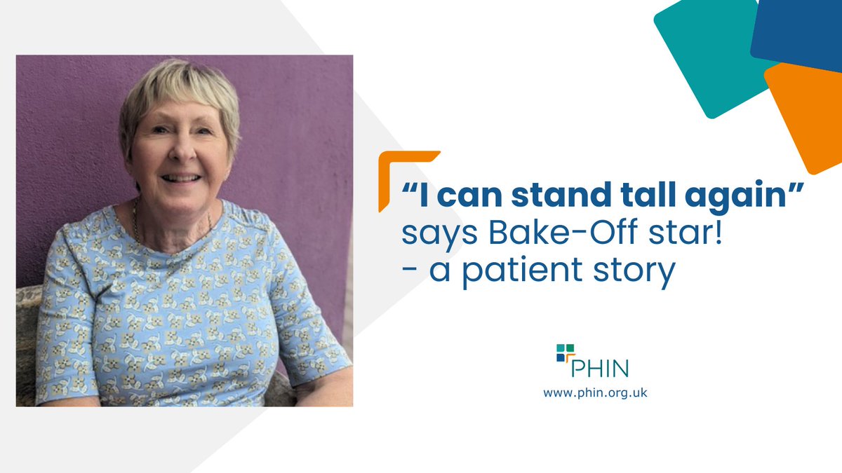 PHIN_UK's tweet photo. With the @BritishBakeOff returning to our TV screens tonight (24 Sept), we’re delighted to be able to share former contestant Val Stone’s private healthcare story.

Val shot to fame when she appeared on the Great British Bake-Off in 2016, gaining the nickname ‘The Cake Whisperer’. Then hip pain blighted her new life. We share stories from people like Val to give you a better idea of what your experience might be like if you choose to go private and to help you ask relevant questions when discussing your healthcare options. 

See Val’s story at: https://t.co/7v7H6UmUKu #GBBO #GBBO24 @PracticePlusGrp