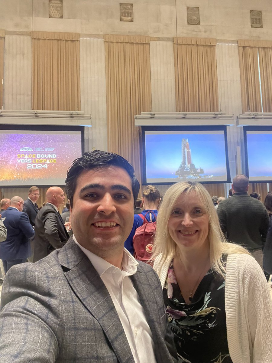 Carolyn McGregor AM (@cp_mcgregor) on Twitter photo A great evening reception to start @space_canada Spacebound last night. Attending with my <a href="/ontariotech_u/">Ontario Tech University</a> <a href="/OT_FBIT/">Ontario Tech University Faculty of Business and IT</a> faculty member <a href="/pooria_mdn/">Pooria Mdn</a> . Both Pooria and I are presenting on panels at SpaceBound on Wednesday for cybersecurity(Pooria) and Global Partnerships(Carolyn). #AI4HW A great evening reception to start @space_canada Spacebound last night. Attending with my <a href="/ontariotech_u/">Ontario Tech University</a> <a href="/OT_FBIT/">Ontario Tech University Faculty of Business and IT</a> faculty member <a href="/pooria_mdn/">Pooria Mdn</a> . Both Pooria and I are presenting on panels at SpaceBound on Wednesday for cybersecurity(Pooria) and Global Partnerships(Carolyn). #AI4HW