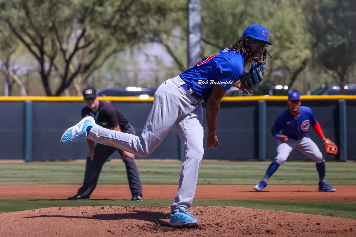 biest22's tweet photo. Good to see pitcher @JPWheat42 on the mound again during Fall Instructs! JP spent most of the year with @Pelicanbaseball in 2024. #Cubs #CubsProspects https://t.co/wmInkwwVuA