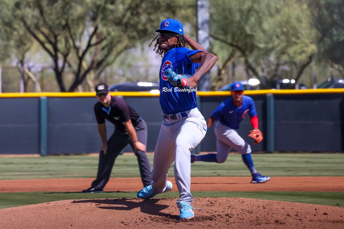 biest22's tweet photo. Good to see pitcher @JPWheat42 on the mound again during Fall Instructs! JP spent most of the year with @Pelicanbaseball in 2024. #Cubs #CubsProspects https://t.co/wmInkwwVuA