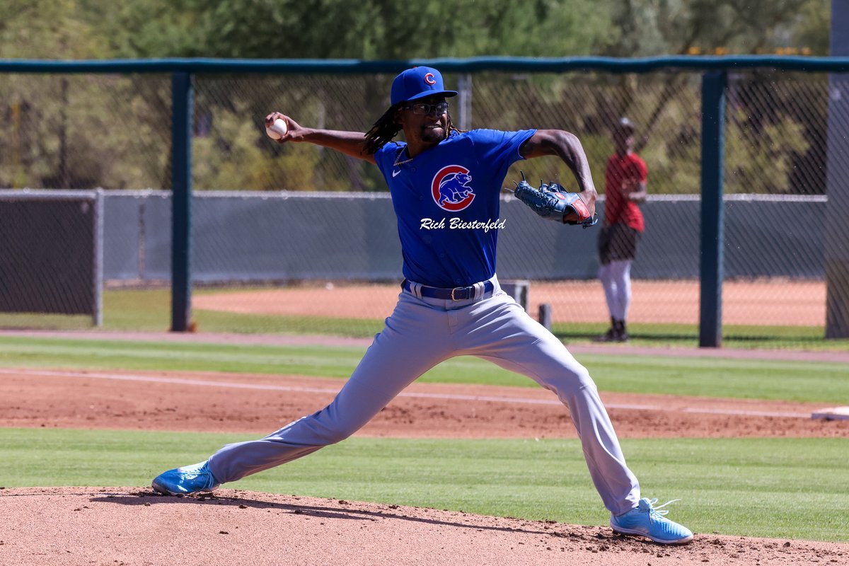 biest22's tweet photo. Good to see pitcher @JPWheat42 on the mound again during Fall Instructs! JP spent most of the year with @Pelicanbaseball in 2024. #Cubs #CubsProspects https://t.co/wmInkwwVuA