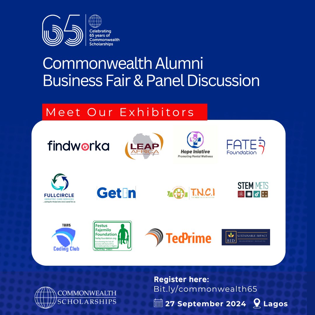This Friday 27th September 2024 @britishcounlagos for the 65th Commonwealth Alumni Anniversary.<a href="/FFajemilo/">Festus F. Foundation (FFF)</a> will showcase the impact of its SLIF Project with <a href="/SHINEUKCharity/">Shine</a> funded by <a href="/DHSCgovuk/">Department of Health and Social Care</a> under the #GHWP
<a href="/THETlinks/">Global Health Partnerships (formerly THET)</a> 
<a href="/Ducit_Blue/">DUCIT BLUE SOLUTIONS</a> 
<a href="/DHSCgovuk/">Department of Health and Social Care</a>