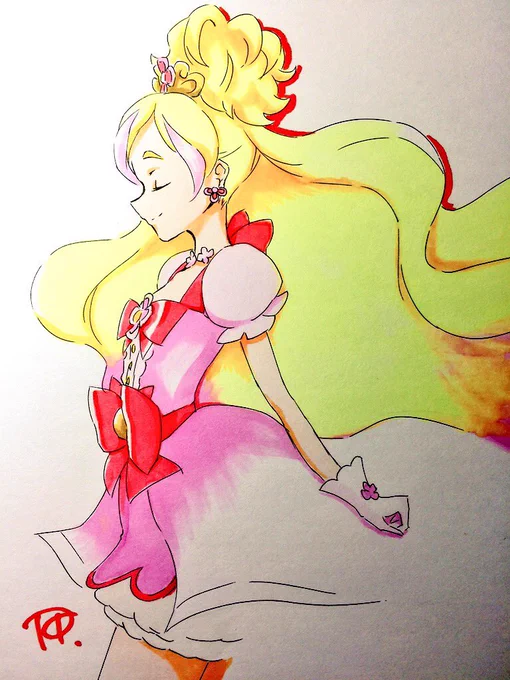 #あなたの描いたキュアフローラが見たい 