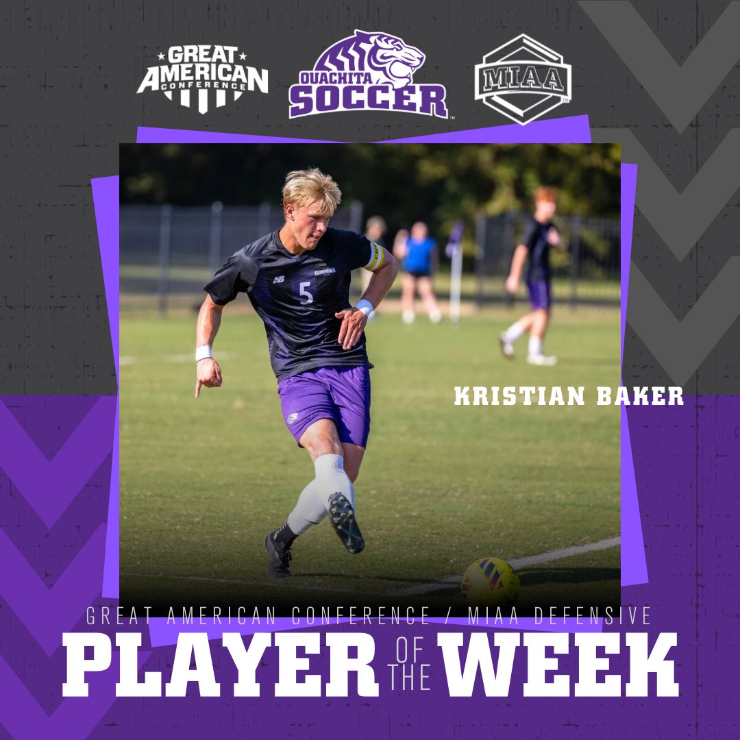 OuachitaMSOC's tweet photo. Player of the week defensive performances from these two!

https://t.co/5BCjCKjONJ | #theGAC | #BringYourRoar 🐅 https://t.co/ryMpTjv75P