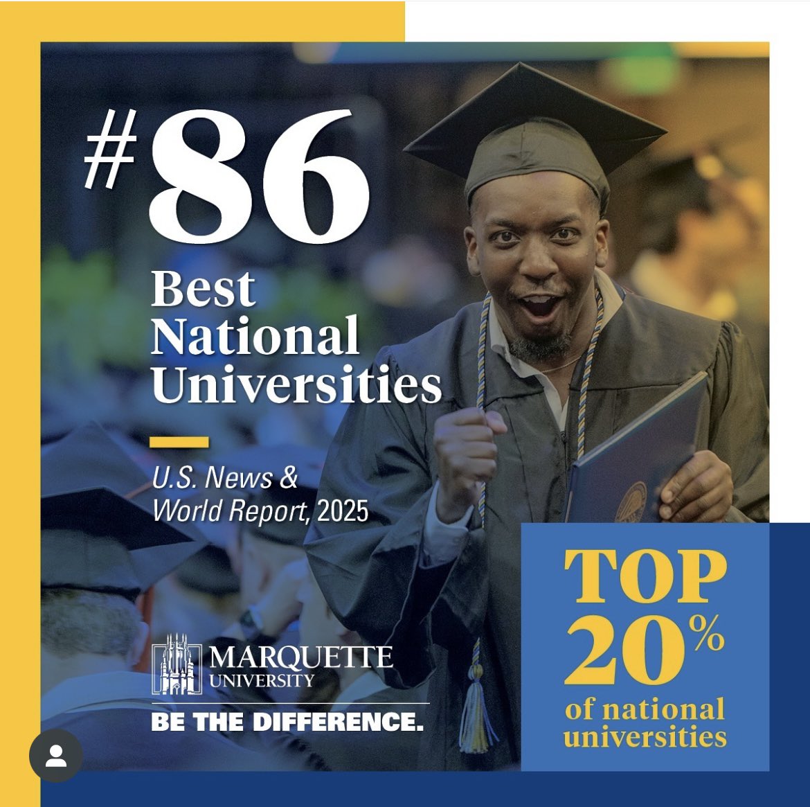 Lynn C. Griffith (@lynncgriffith) on Twitter photo Third year in a row <a href="/MarquetteU/">Marquette University</a> is ranked in the top 20 nationwide for undergraduate teaching and second year in a row ranked in the top 40 for innovation. We Are Marquette! 💙💛
via <a href="/usnews/">U.S. News & World Report</a> Third year in a row <a href="/MarquetteU/">Marquette University</a> is ranked in the top 20 nationwide for undergraduate teaching and second year in a row ranked in the top 40 for innovation. We Are Marquette! 💙💛
via <a href="/usnews/">U.S. News & World Report</a>