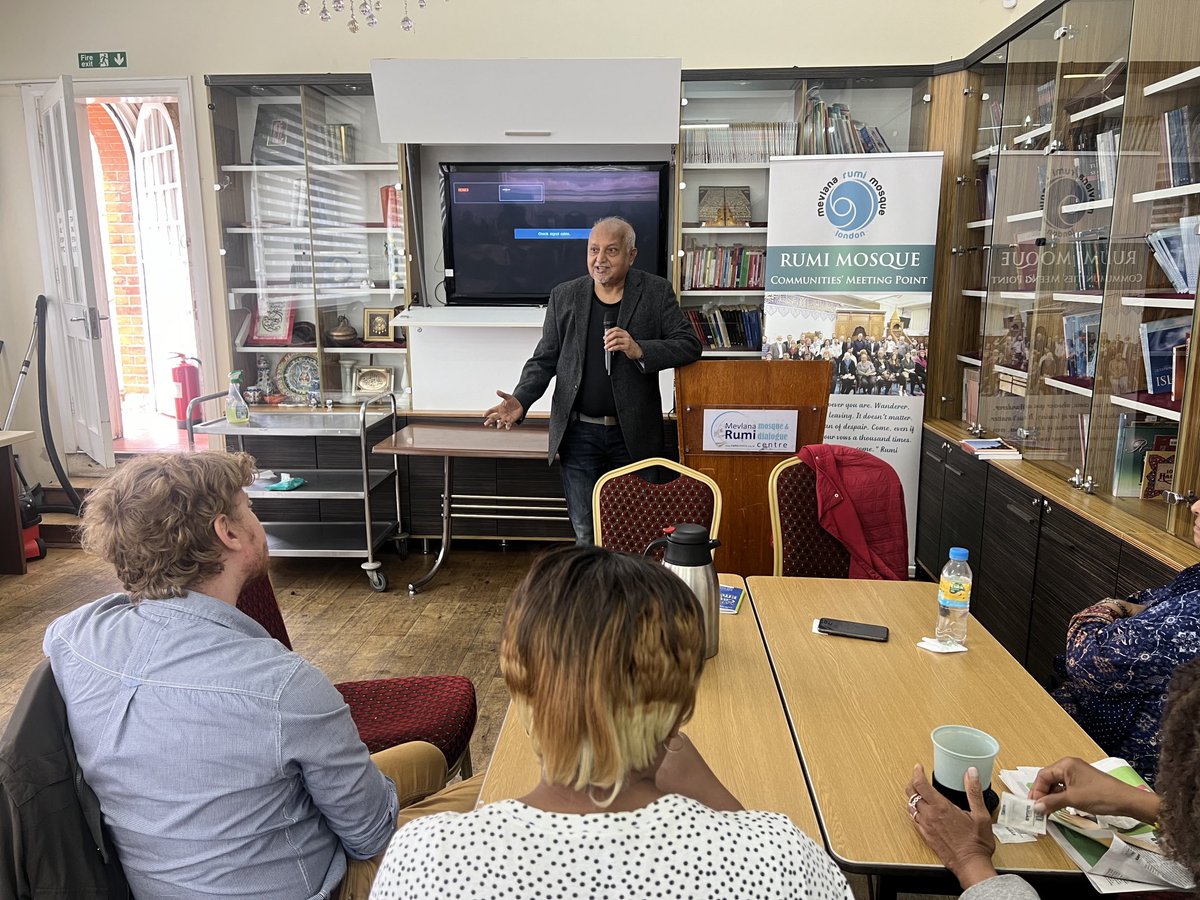 RumiMosque's tweet photo. Panic attack was the subject of the day at #RumiCommunityBreakfast fantastically delivered by Iyshea and Stephanie of #TalkingTherapies of #NHS. We have had also amazing tips from Dr.S.K.Sen on a healthy elderliness which brings knowledge and wisdom together for the audience. https://t.co/1Gh6fz6CWE
