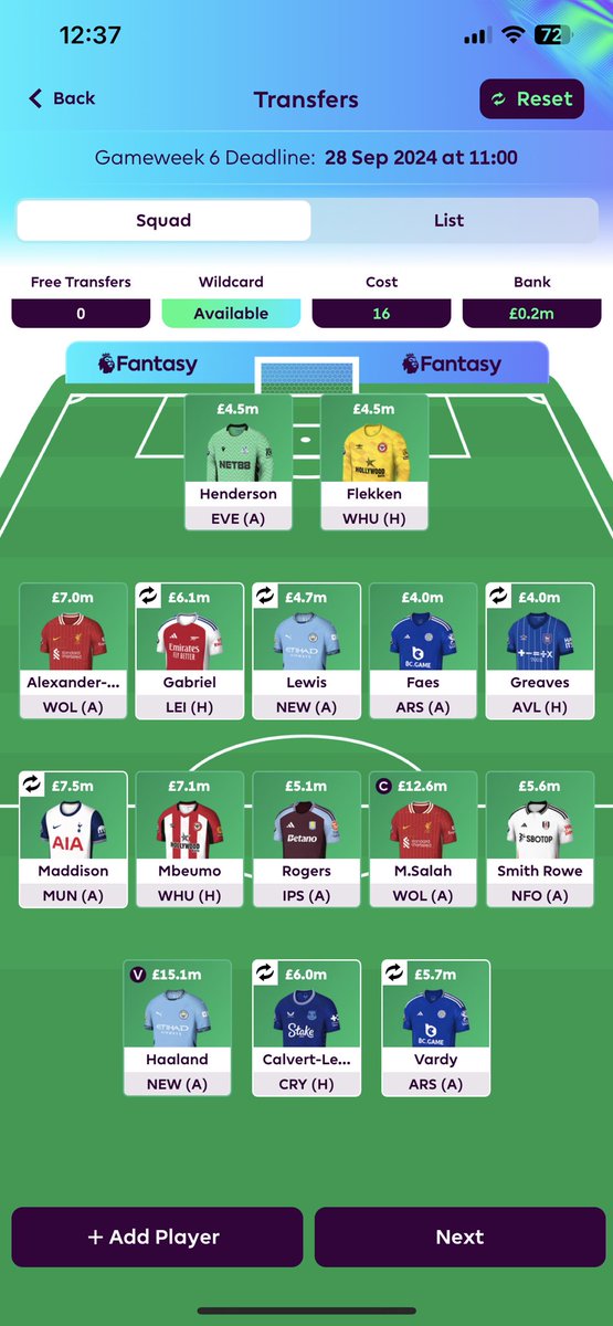 _CraigP_'s tweet photo. @FplLegend007 First draft.. https://t.co/o0O3dJlyaK
