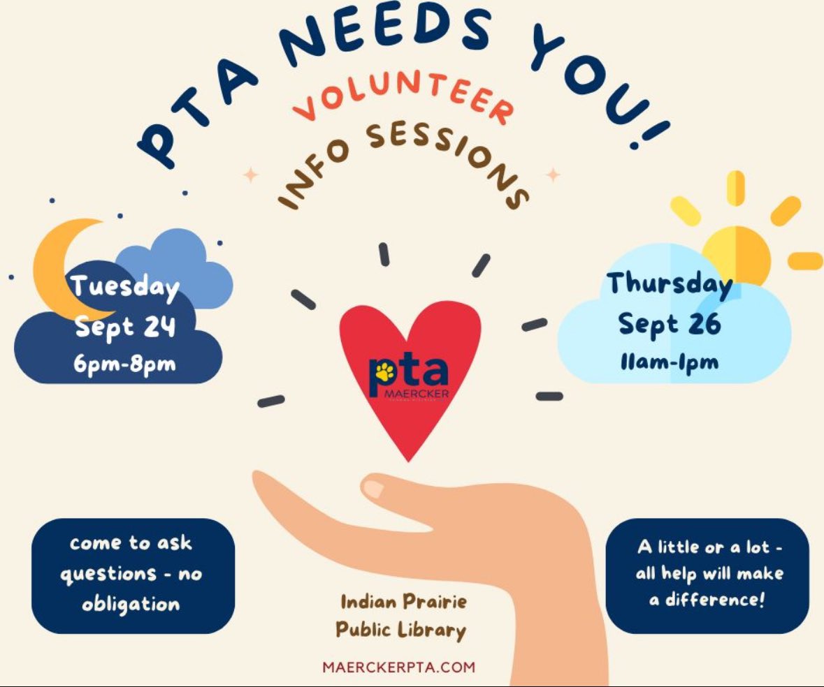 Come through and learn about ways you can help! RSVP here: maerckerpta.org/upcoming-events